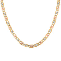 14K Yellow Gold 2.75mm Valentino Star Diamond-Cut Necklace 22 Inches 5.20 Grams