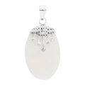 Mother Of Pearl Pendant in Sterling Silver - Sticky add to cart bar