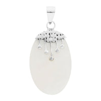 Mother Of Pearl Pendant in Sterling Silver