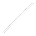 950 Platinum Flat Paper Clip Men's Chain Necklace 22 Inches 2.65 Grams - Sticky add to cart bar