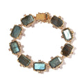 AAA Malagasy Labradorite and Orissa Rhodolite Garnet Bracelet in Vermeil YG Over Sterling Silver (6.50 In) 42.00 ctw - Sticky add to cart bar