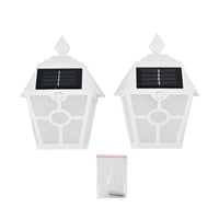 So Grand Set of Mounted Solar Lights -White
