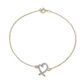 Luxoro 14K Yellow Gold G-H I2 Diamond Bracelet (7.25 In) 0.15 ctw - Sticky add to cart bar