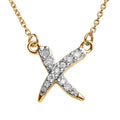 Luxoro 14K Yellow Gold Diamond G-H I2 Necklace 18 Inches 0.15 ctw - Sticky add to cart bar