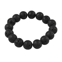 Lava Beaded Stretch Bracelet