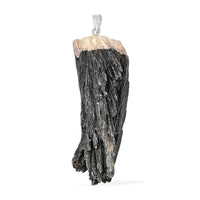 Black Kyanite Pendant in Silvertone 88.70 ctw