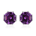 Lab Grown Color Change Sapphire Stud Earrings in Platinum Over Sterling Silver 11.25 ctw - Sticky add to cart bar