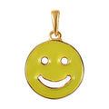 Vermeil Yellow Gold Over Sterling Silver Smiley Face Charm 2.10 Grams - Sticky add to cart bar