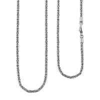 Bali Legacy Sterling Silver Borobudur Chain Necklace 60 Inches 50.15 Grams