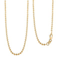 14K Yellow Gold 2mm Moon Chain Necklace (18 Inches) (5.70 g) - Sticky add to cart bar