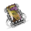 Artisan Crafted Tasmanian Stichtite Ring in Sterling Silver 5.70 ctw - Sticky add to cart bar