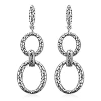 Bali Legacy Sterling Silver Dangle Earrings 9.65 Grams