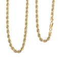 14K Yellow Gold Rope Chain Necklace, 14K Yellow Gold Necklace, Rope Chain, 24 Inches Chain Necklace, Gold Jewelry 13.10 Grams - Sticky add to cart bar