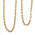 14K Yellow Gold 4mm Rope Necklace 26 Inches 9.60 Grams - Sticky add to cart bar