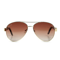 Bamfy Malibu UV400 Sunglasses with Bamboo Legs and Case