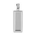 950 Platinum Electroform Bar Ingot Pendant 3.75 Grams - Sticky add to cart bar