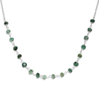 Niassa Ruby (FF) Necklace 18 Inches in Sterling Silver 2.40 ctw
