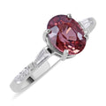 Premium Natural Pink and White Zircon Ring in Platinum Over Sterling Silver (Size 10.0) 2.15 ctw - Sticky add to cart bar