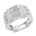 14K White Gold Diamond (G-H, I1) Ring (Size 10.0) (7.60 g) (Del. in 10-15 Days) 1.00 ctw - Sticky add to cart bar