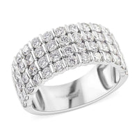 Modani 950 Platinum Diamond G VS 4 Lines Ring 9 Grams 2.00 ctw (Del. in 10-15 Days)