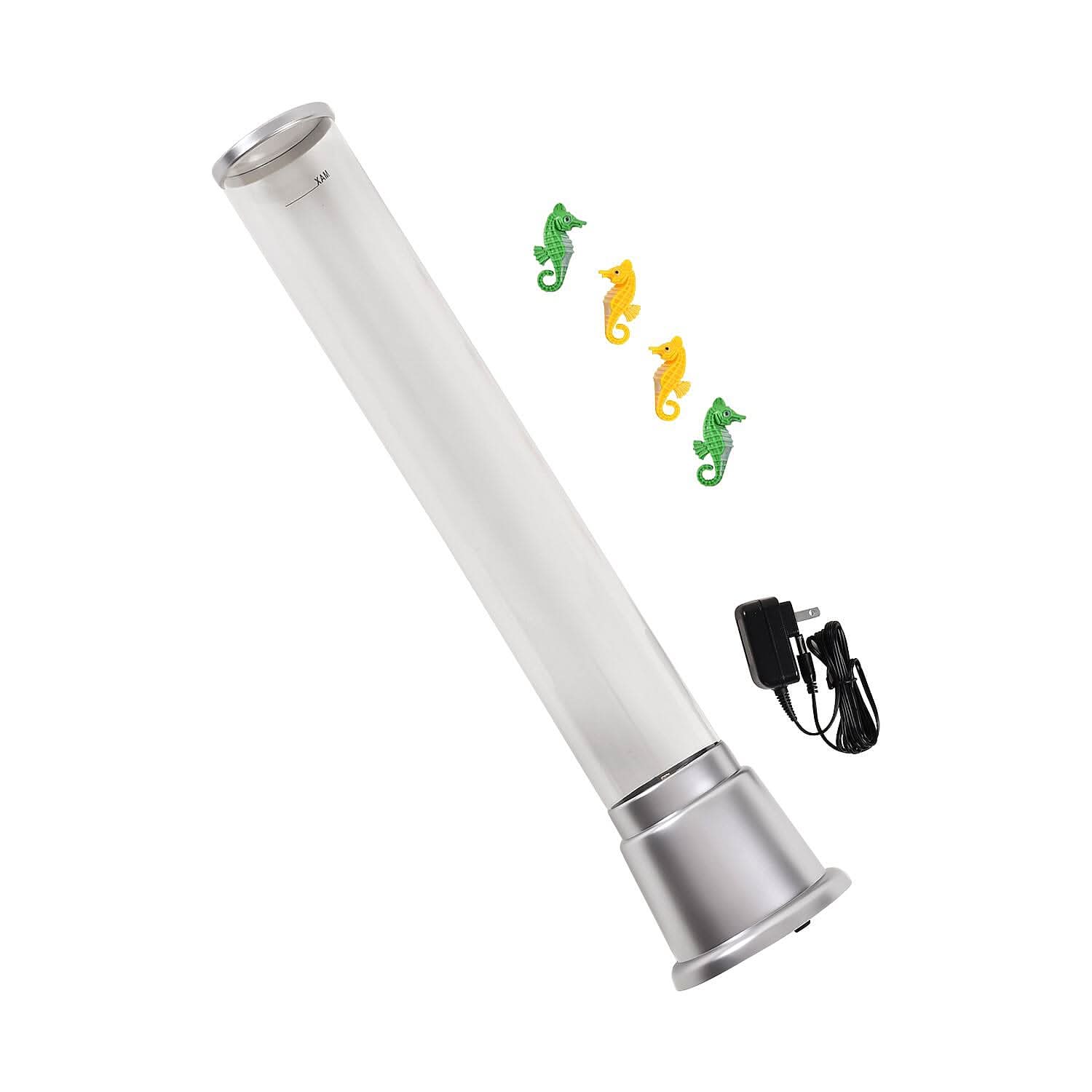 Seahorse Tank/Lamp with Color Changing LED Light (5"x23.5")