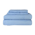 Hotel New York 4-Piece Light Blue Super Soft 1600 Series Bamboo Embossed Bed Sheet -King (Delivers in 14-20 Business Days) - Sticky add to cart bar