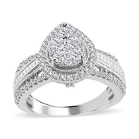 10K White Gold Diamond Bridal Ring 5 Grams (Del. in 10-15 Days) 1.00 ctw
