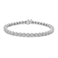 14K White Gold Diamond H-I SI Bracelet (7.25 In) 13.2 Grams 4.00 ctw - Sticky add to cart bar