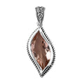Artisan Crafted Morganique Quartz (Triplet) Fancy Pendant in Sterling Silver 7.50 ctw - Sticky add to cart bar