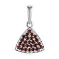Mozambique Garnet Pendant in Sterling Silver 0.25 ctw - Sticky add to cart bar