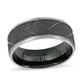 Men's Ring in ION Plated Black Stainless Steel - Sticky add to cart bar