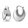 Hoop Earrings in Sterling Silver 6.50 Grams - Sticky add to cart bar