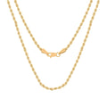 10K Yellow Gold 2.1mm Quint Rope Necklace 18 Inches 2.6 Grams - Sticky add to cart bar