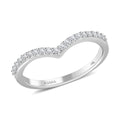 Iliana 18K White Gold G-H SI Diamond Heart Ring 0.20 ctw - Sticky add to cart bar