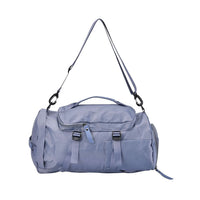 Blue Polyester Travel Bag with Detachable Shoulder Strap 47 Inches