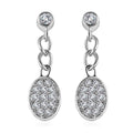 Karis Simulated Diamond Earrings in Platinum Bond 1.65 ctw - Sticky add to cart bar