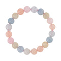 Multi Beryl Beaded Stretch Bracelet 125.00 ctw - Sticky add to cart bar