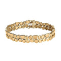 Luxoro Abstract Bracelet in 10K Yellow Gold, 2 Row Bracelet, Gold Bracelet, Gold Jewelry For Her (6.50 In) 10.90 Grams - Sticky add to cart bar