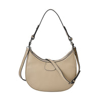 Brown Genuine Leather Crossbody Bag (13"x4"x9.8") with Shoulder Strap (47")