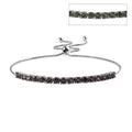 Bekily Color Change Garnet Bolo Bracelet in Platinum Over Sterling Silver 2.40 ctw - Sticky add to cart bar