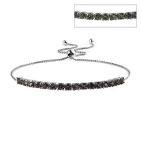 Bekily Color Change Garnet Bolo Bracelet in Platinum Over Sterling Silver 2.40 ctw