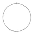 950 Platinum 6.35mm Oval Beaded Chain Necklace with 14mm Lobster Lock (20 Inches) (24.65 g) - Sticky add to cart bar