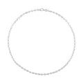 950 Platinum 6.35mm Beaded Link Chain Necklace with 14mm Lobster Lock 22 Inches 27.50 Grams - Sticky add to cart bar