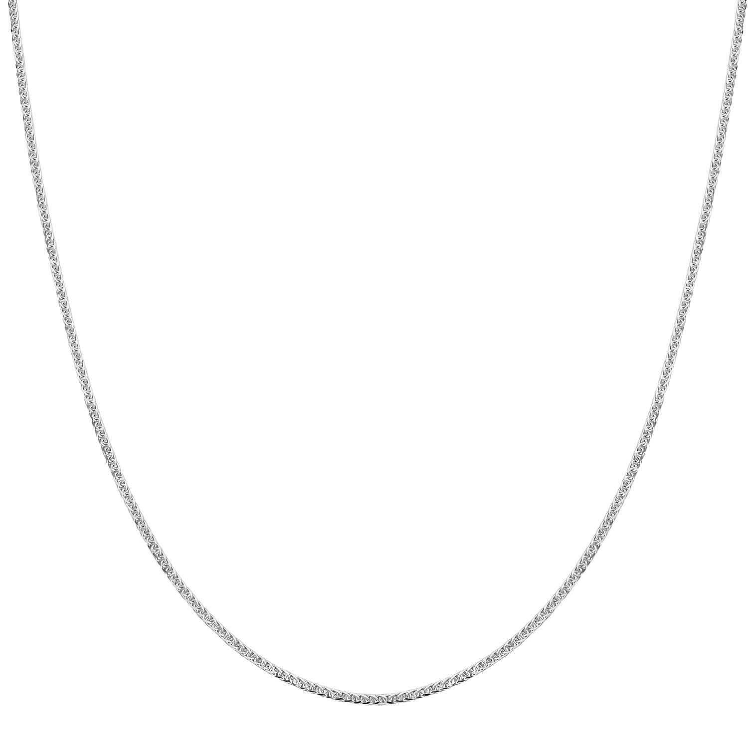 950 Platinum Spiga Necklace 18 Inches 4.70 Grams