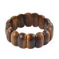 Yellow Tiger's Eye Section Stretch Bracelet 393.50 ctw - Sticky add to cart bar