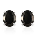 Elite Shungite Solitaire Stud Earrings in Platinum Over Sterling Silver 1.90 ctw - Sticky add to cart bar