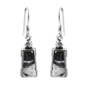 Artisan Crafted White Buffalo Earrings in Sterling Silver 11.50 ctw - Sticky add to cart bar