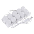 Vanity Mirror White Lights -USB Charging - Sticky add to cart bar