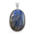 Peacock Labradorite Pendant in Sterling Silver 65.55 ctw - Sticky add to cart bar