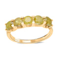 Luxoro 10K Yellow Gold Yellow Diamond 5 Stone Ring 2.00 ctw - Sticky add to cart bar